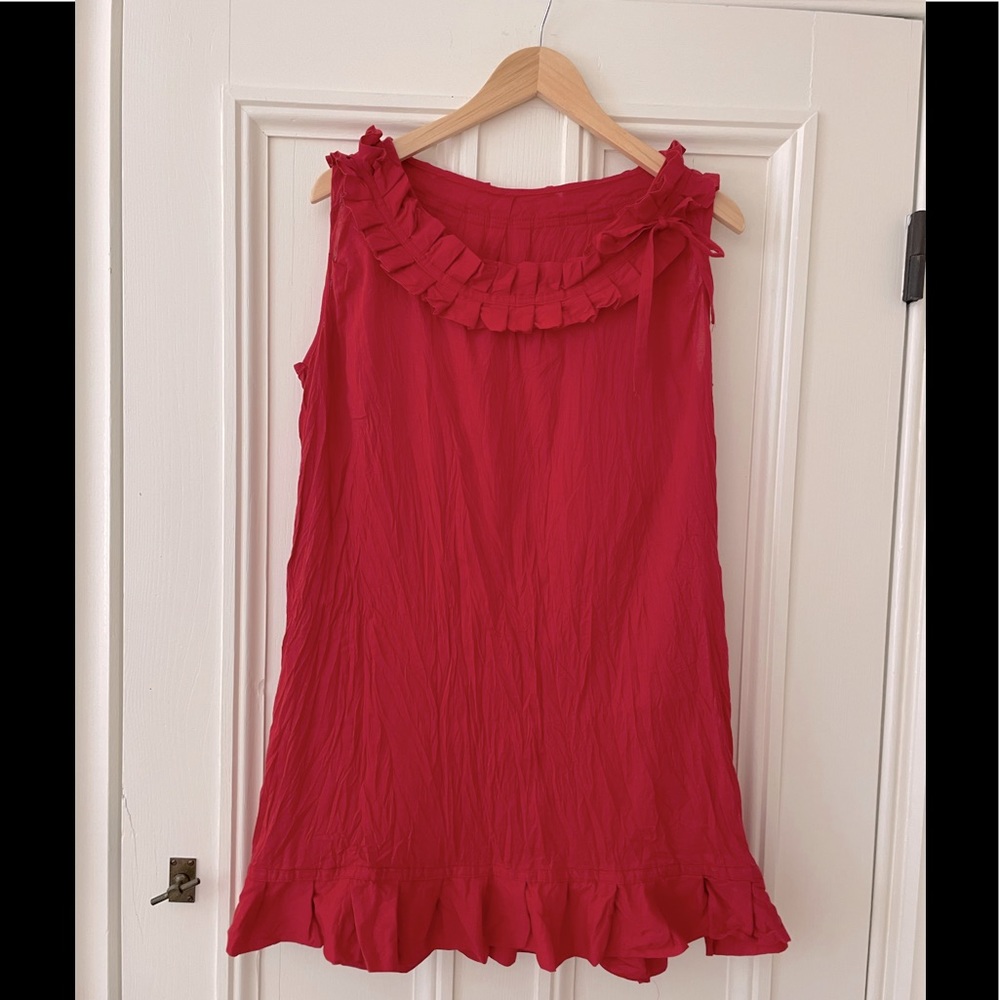 NWT Nusantara Cotton Ruffle Tunic